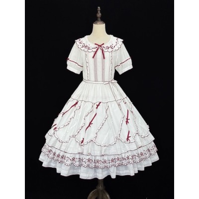 Miss Point Four-Season Orchard Short Sleeve and Sleeveless Daily OP and Skirt(Reservation/2 Colours/Full Payment Without Shipping)
